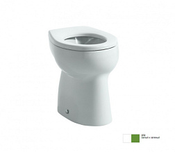 Сиденье для унитаза Florakids белый и зелёный, детское, с крышкой, дюропласт, быстросъемное 8.9103.0.072.000.1 Laufen